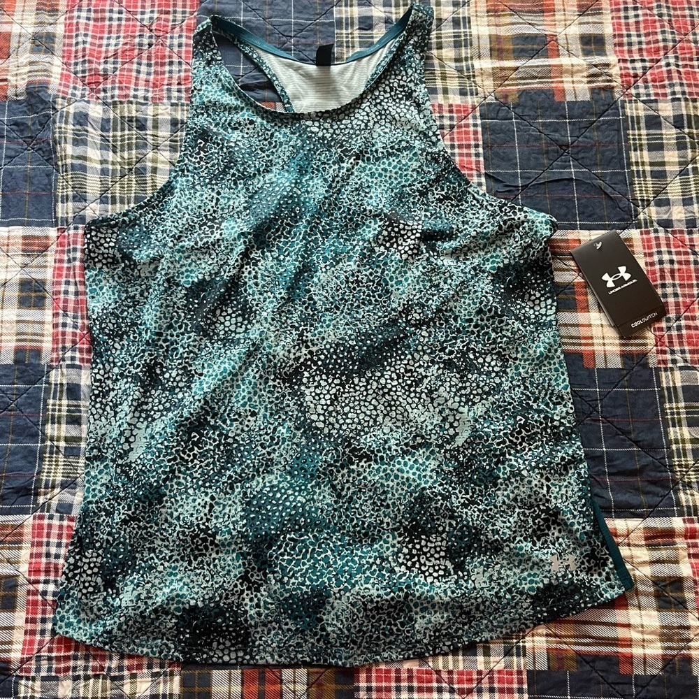 Under Armour Blue Sleeveless Tank Top